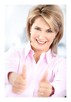 Vrouw na detox